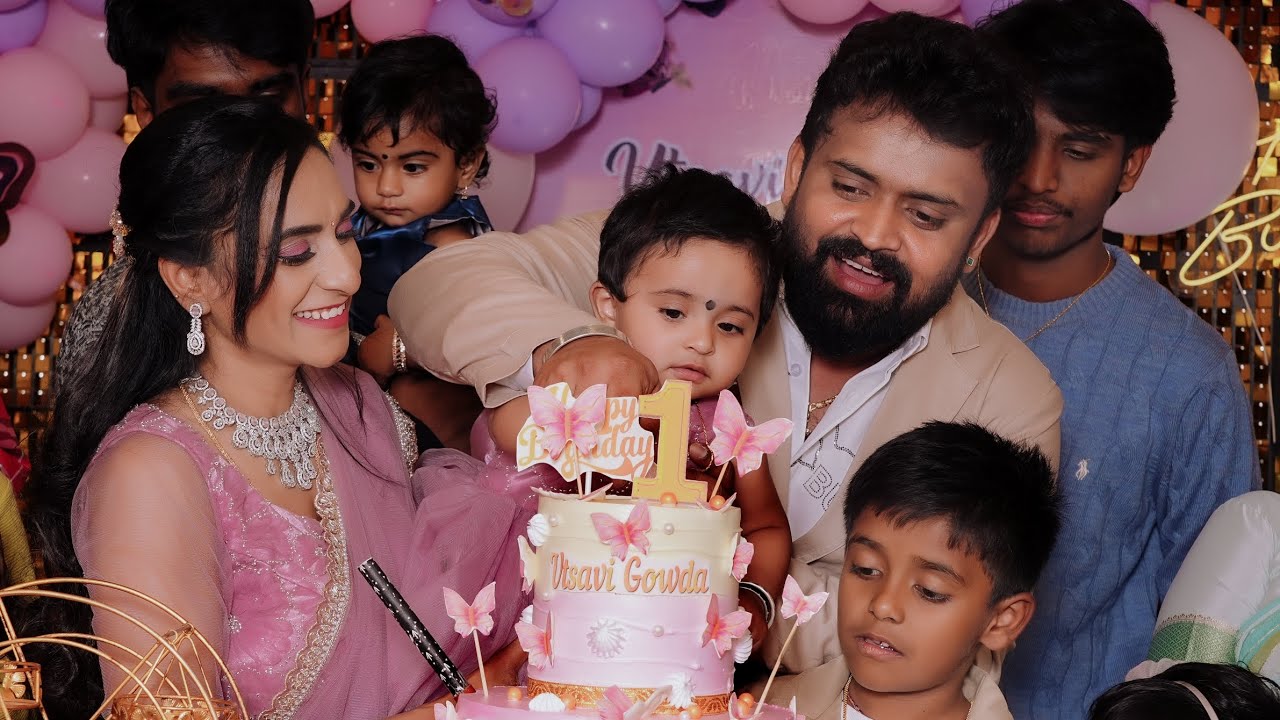 Utsavi's Birthday: Full video, 1st-year celebration💝