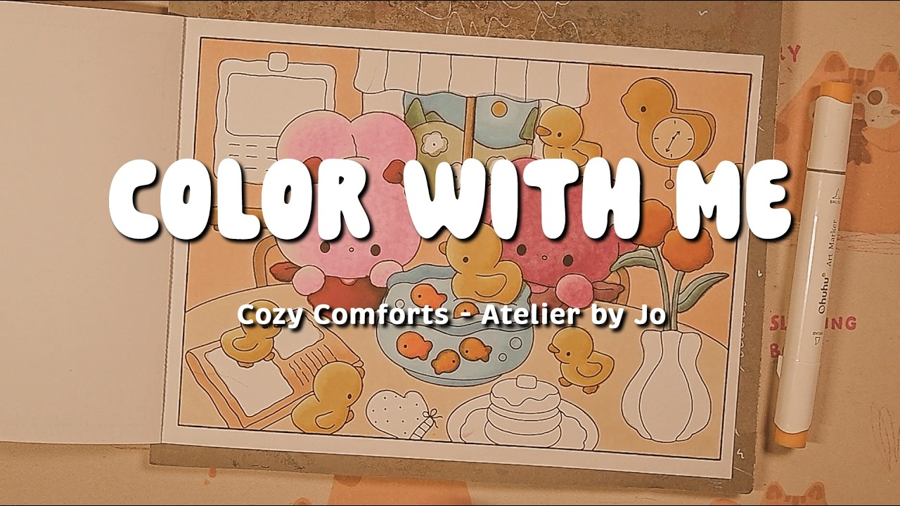 COLOR WITH ME | Cozy Comforts by Atelier by Jo