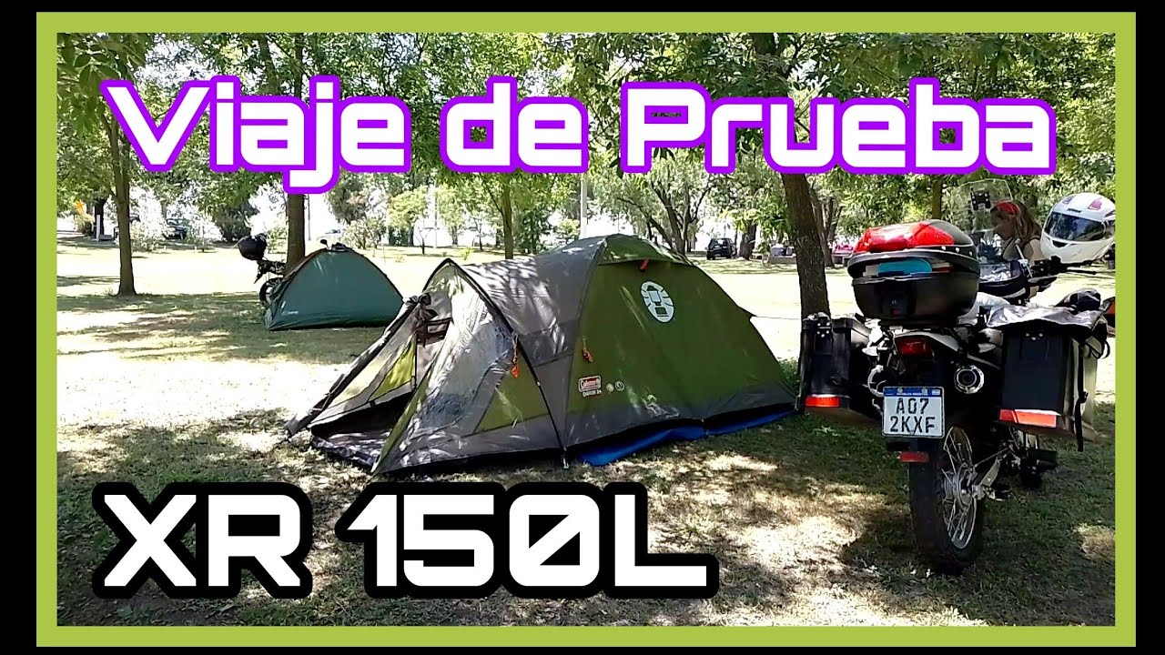 Viaje de prueba en la XR150// Mi primer MOTOBLOG ..!!!
