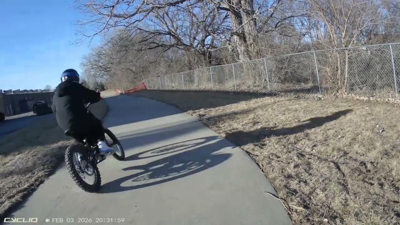 E-motor on the West Papio Trail