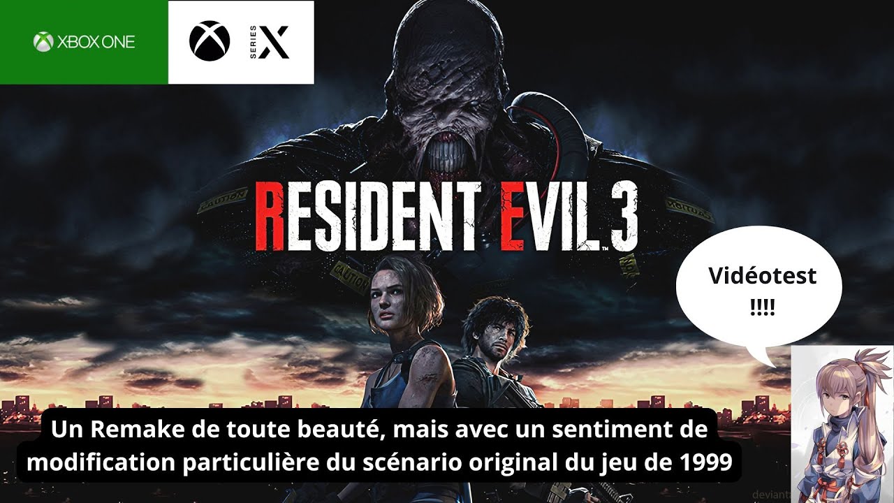 [Vidéotest] Resident Evil 3: Nemesis Remake (Xbox One/Xbox Série X)