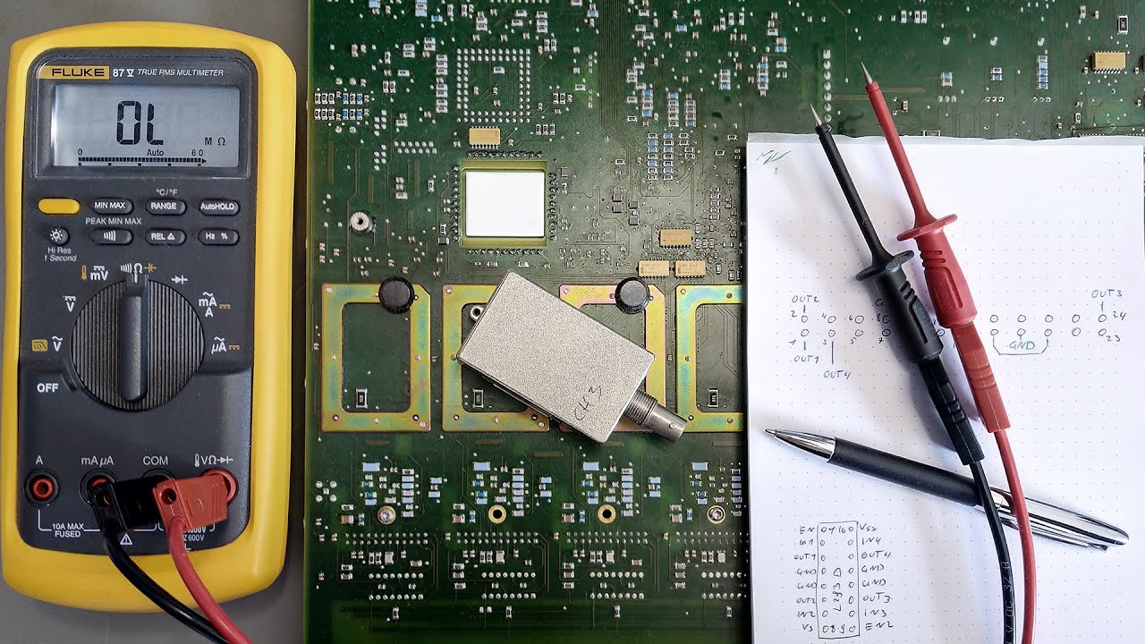 #89-4 Reparatur: Digitales Oszilloskop HP 54540A - Teil 4