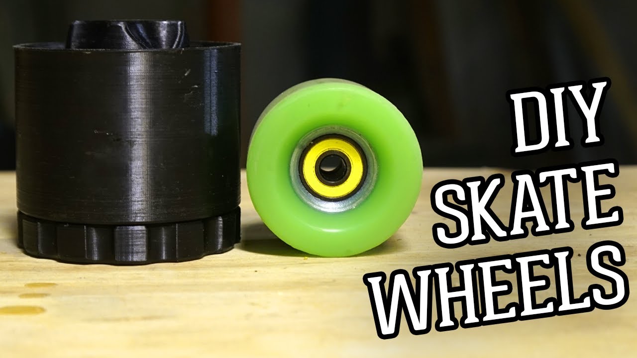 Casting DIY Skateboard Wheels Using a 3D-Printed Mold