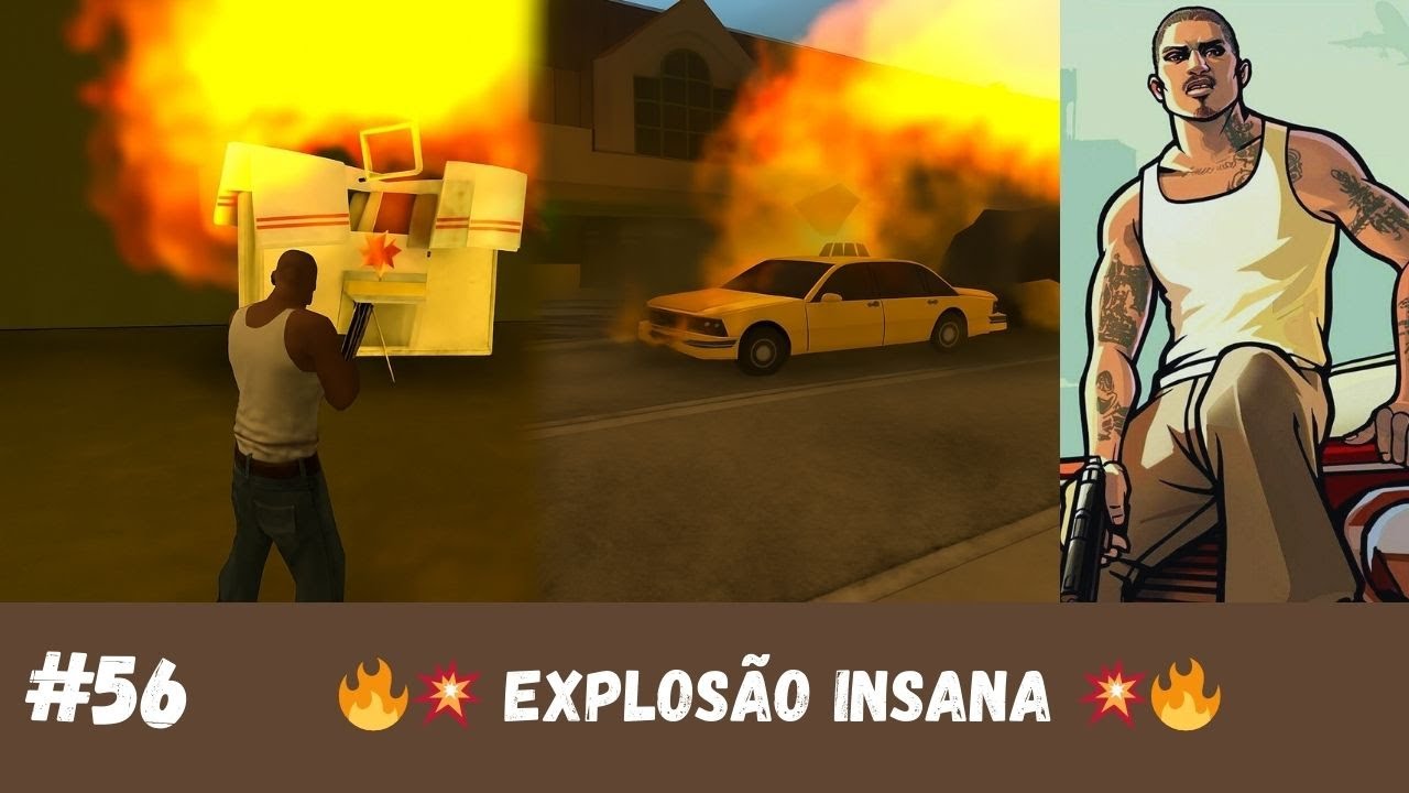 EXPLOSÃO MALUCA NA FÁBRICA, CAOS NA RUA E UM FINAL TRÁGICO NO GTA SAN ANDREAS 🚀🔥