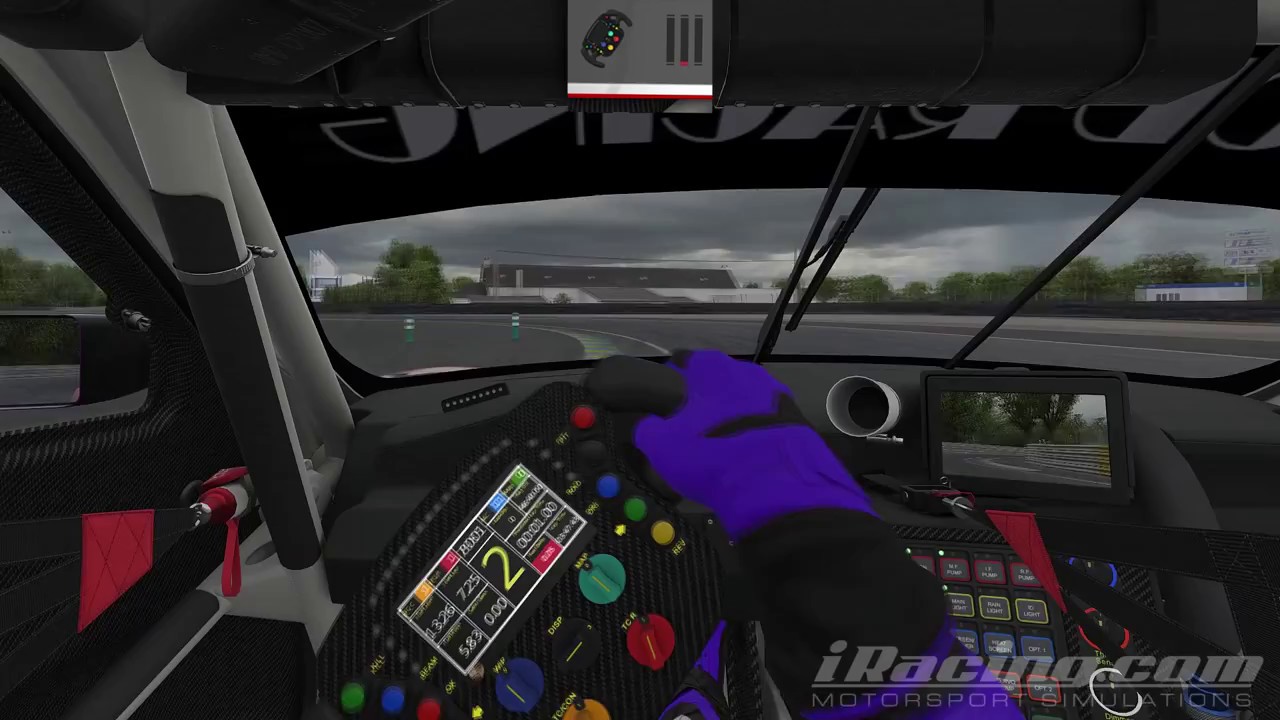 iRacing - Porsche 911 RSR - Practice for LeMans 24h lap 3:46:944 - Track 21C Morning