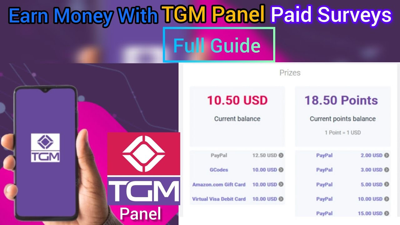 Make Easy Money With TGM Panel Paid Surveys in 2026 | TGM Panel Full Guide 