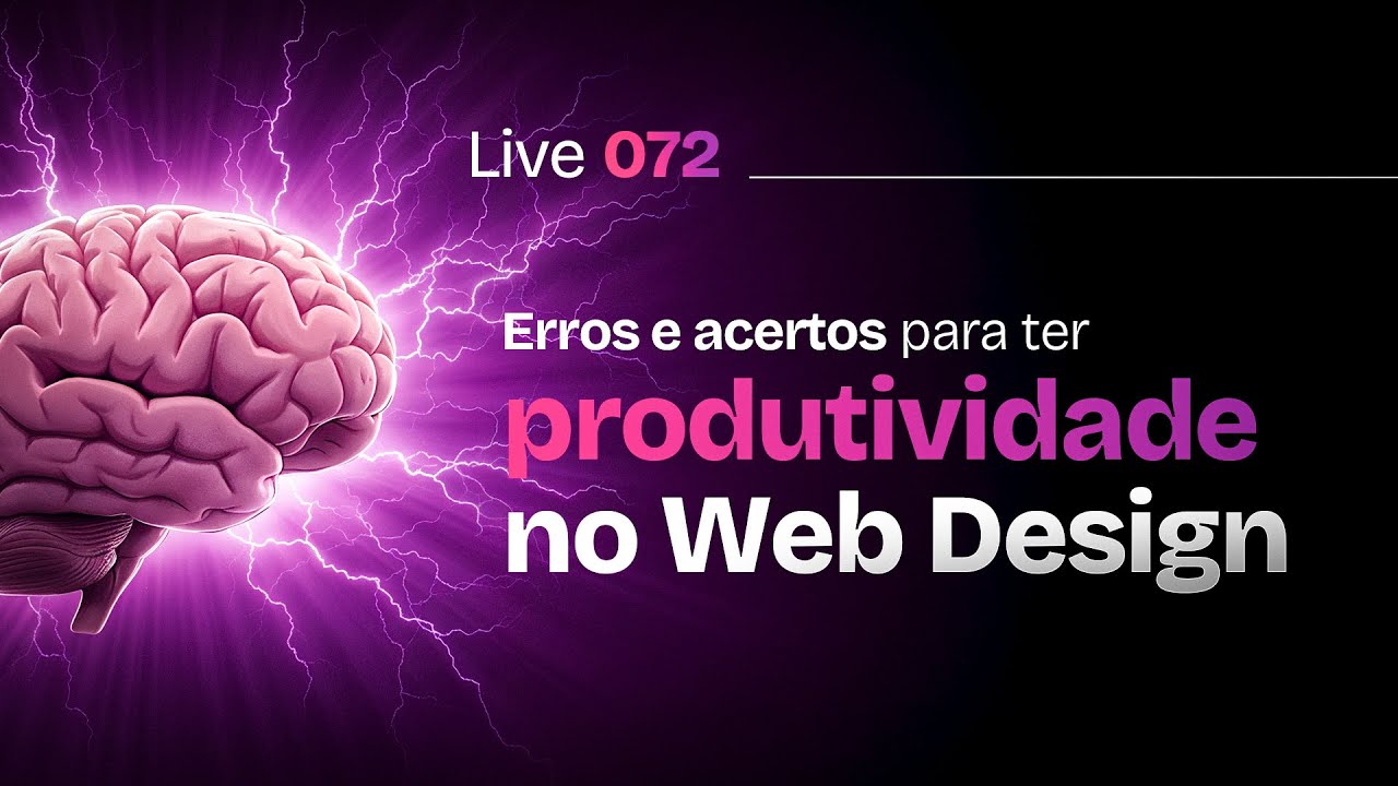 Erros e acertos para ter PRODUTIVIDADE na rotina de trabalho | Live #072
