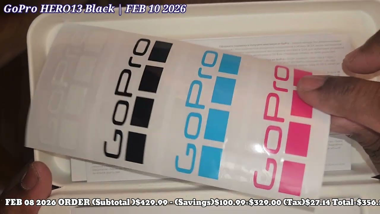 GoPro HERO13 Black unboxing feb10 2026