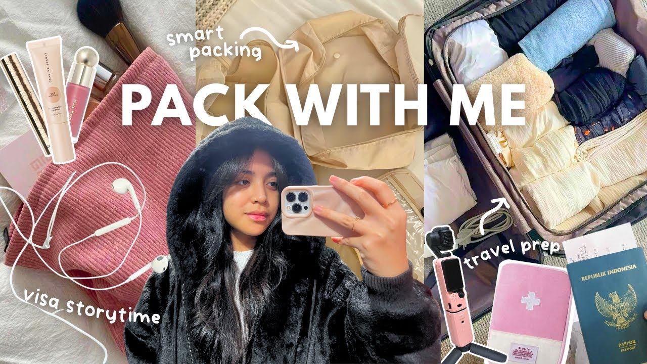 Winter Trip Packing❄️✈️🎧 | Packing Chaos, Belanja Toiletries, Tips & Tricks, Fresh Haircut (ID/EN)