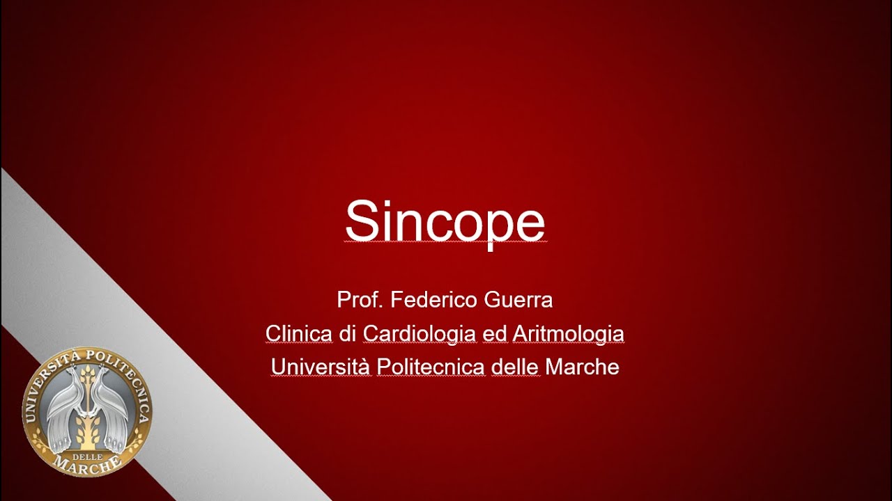 Sincope - VECCHIO VIDEO AA 2019/2020
