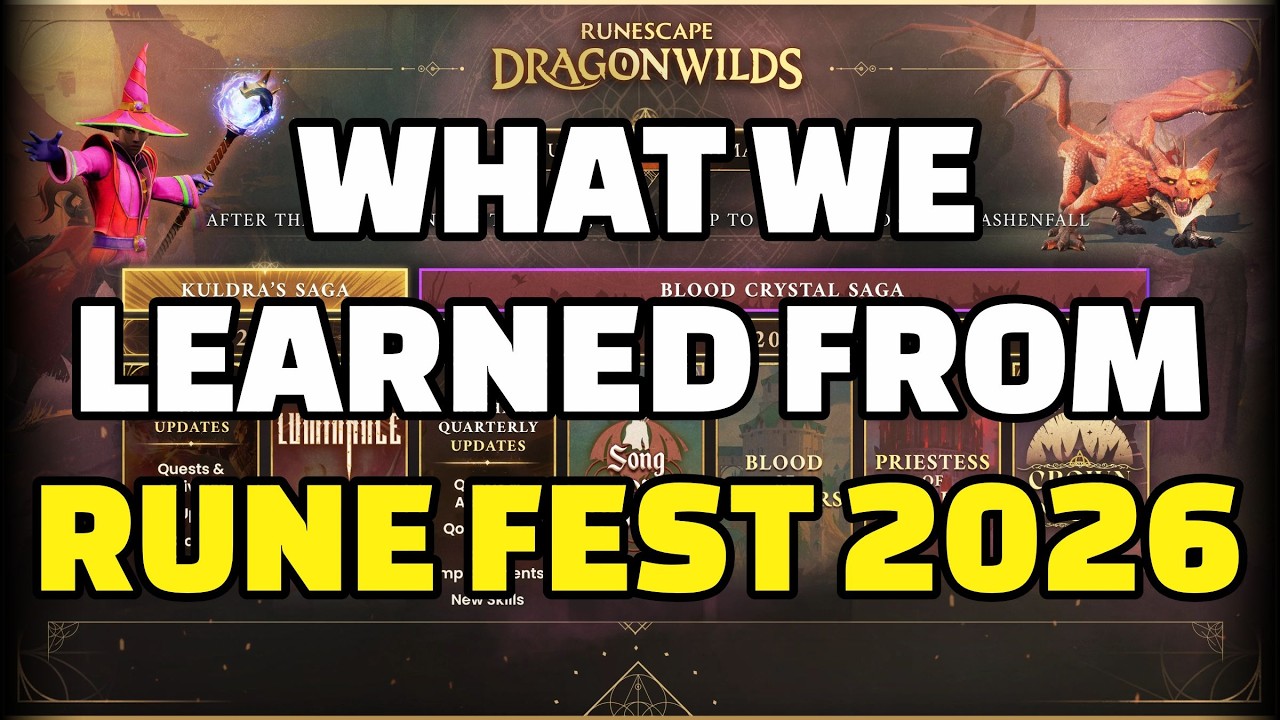 RuneFest 2026 - Everything Announced for RuneScape: Dragonwilds in 2027 (Elves, Vampyres, & More!)