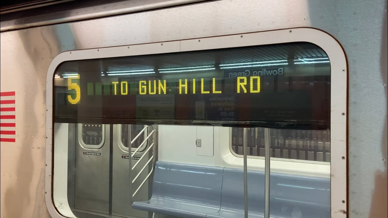 IRT Subway: R142 (5) Train Ride from Rector St / Bowling Green to Gun Hill Rd via South Ferry Loop