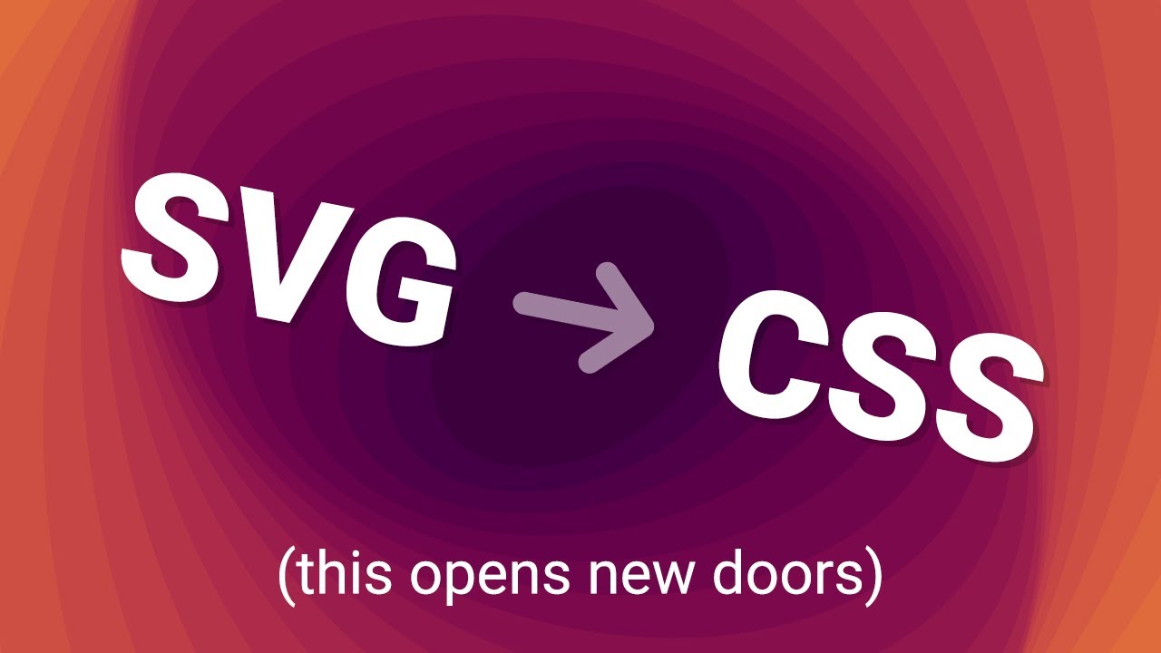 Turning SVG into CSS is magic