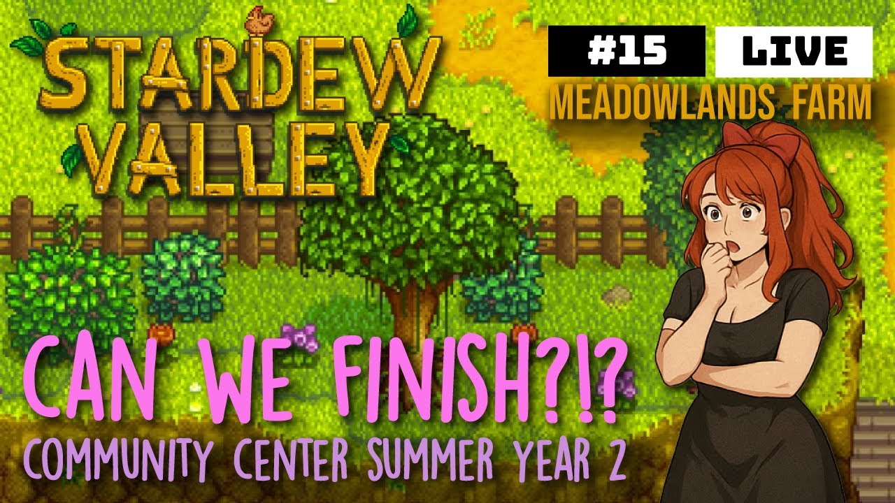 Can we Complete the Community Center in Stardew Valley Year 2? 💖 Meadowlands Dream Farm
