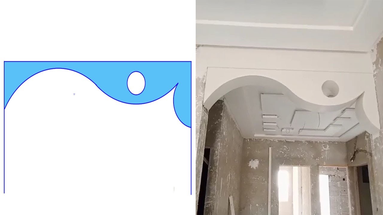 كيفية رسم قوس جبس