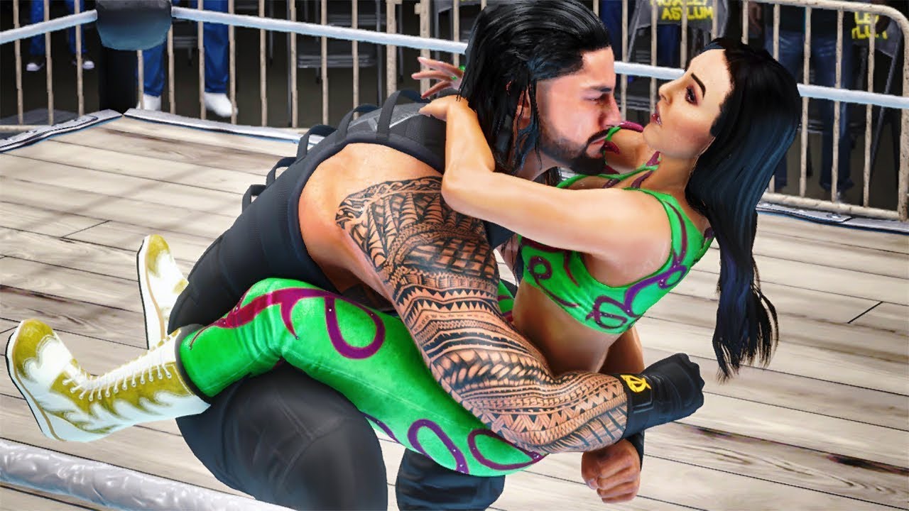 WWE 2k20: Peyton Royce vs Roman Reigns #Intergender #Wrestling Mixed Match