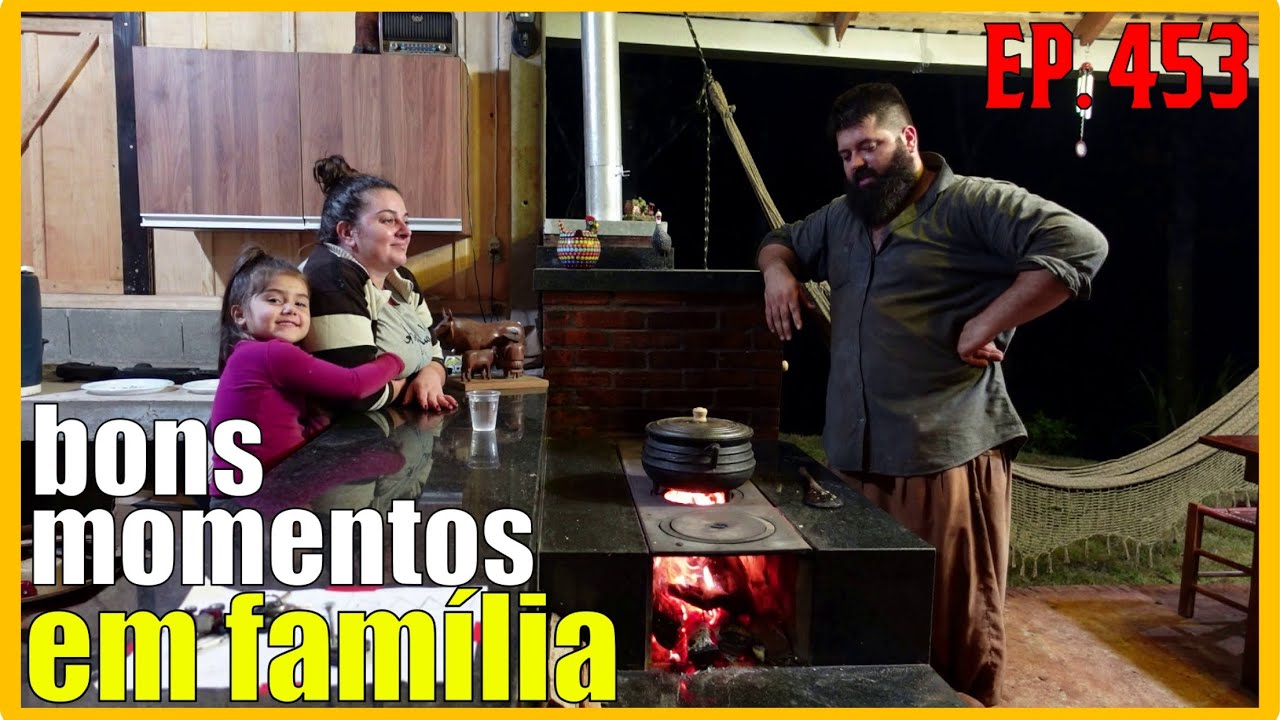 inaugurando a churrasqueira nova // fizemos um carreteiro pra janta