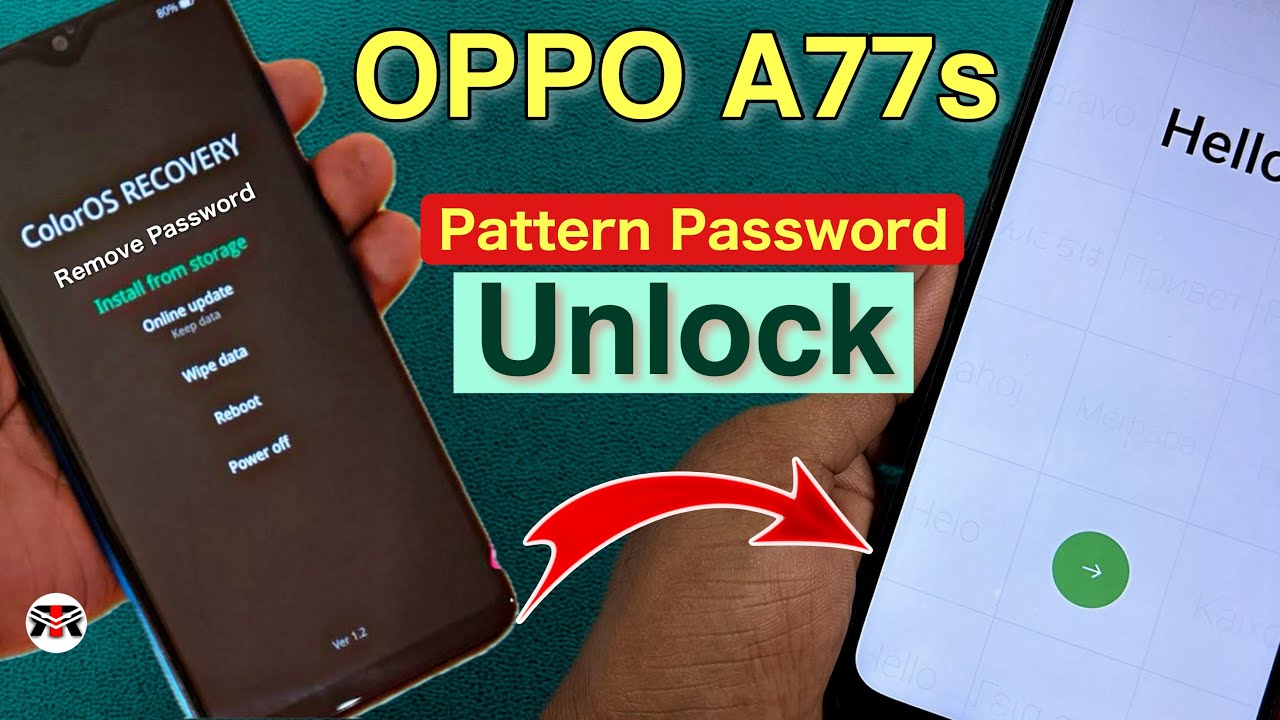 Oppo A77s Hard Reset | Oppo CPH2473 Pattern Lock Remove | Forgot Password