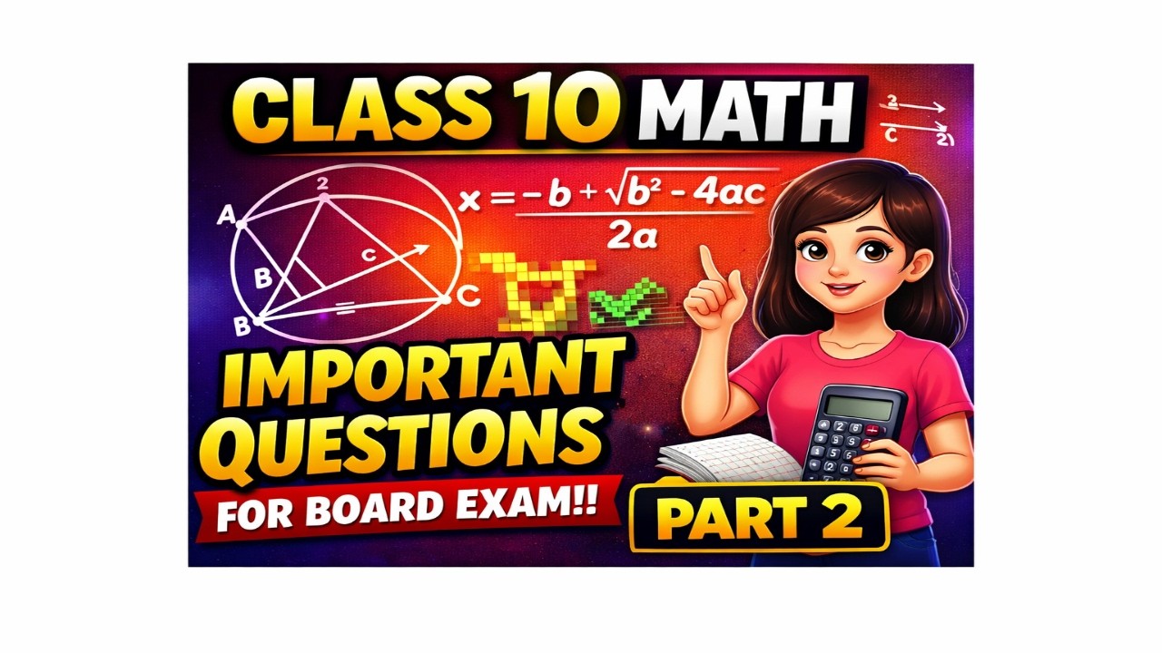 Class 10 Maths Maha Marathon 2026 | Full Syllabus Revision in One Shot | Board Exam Preparation