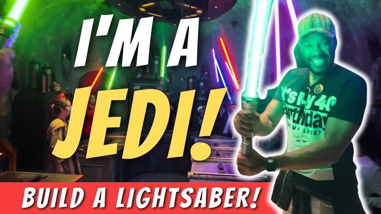 Is Galaxy's Edge Lightsaber Worth it? 💫 FULL EXPERIENCE at Savi's Workshop [4K]