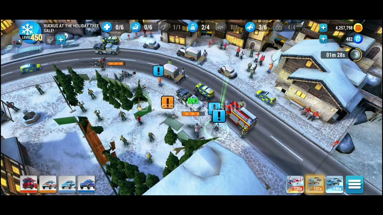 RUCKUS AT THE HOLIDAY TREE SALE❗️LEVEL450❗️EMERGENCY HQ GAMEPLAY STRATEGY