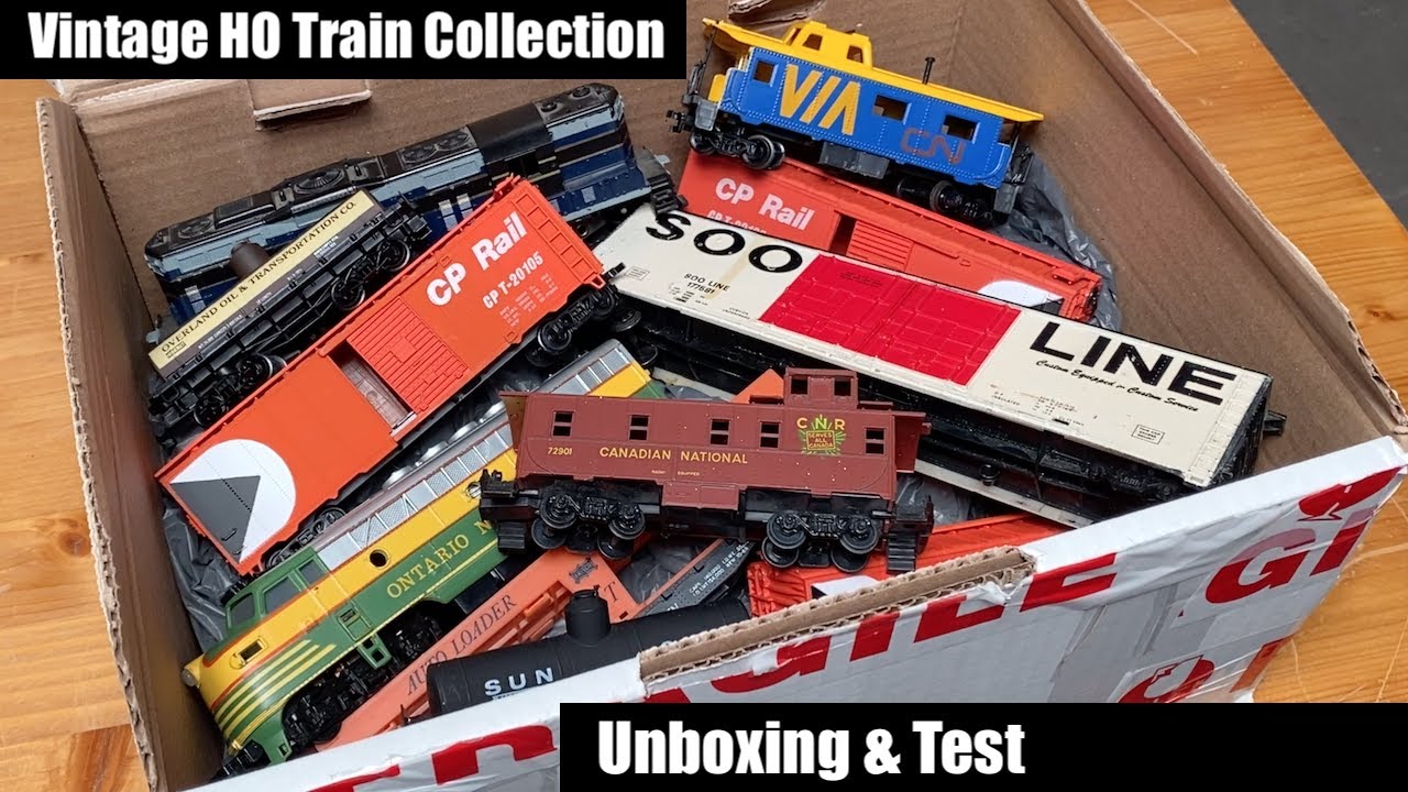 Vintage HO Train Collection Unboxing & Test