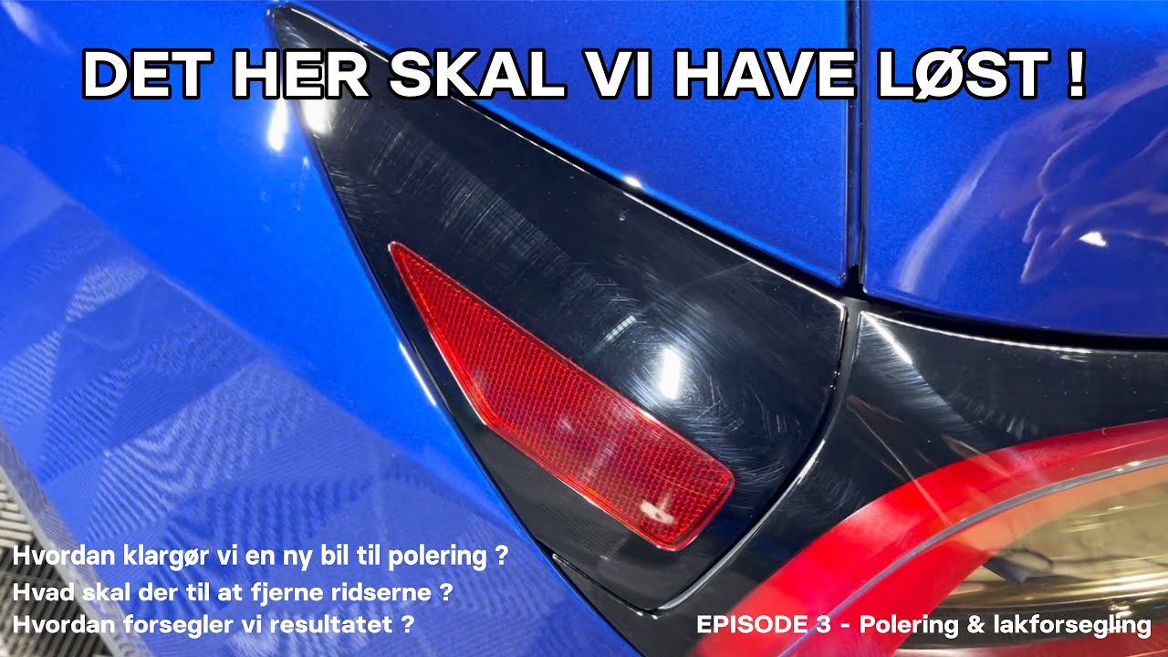 Tesla Model Y - Polering og lakforsegling - Episode 3