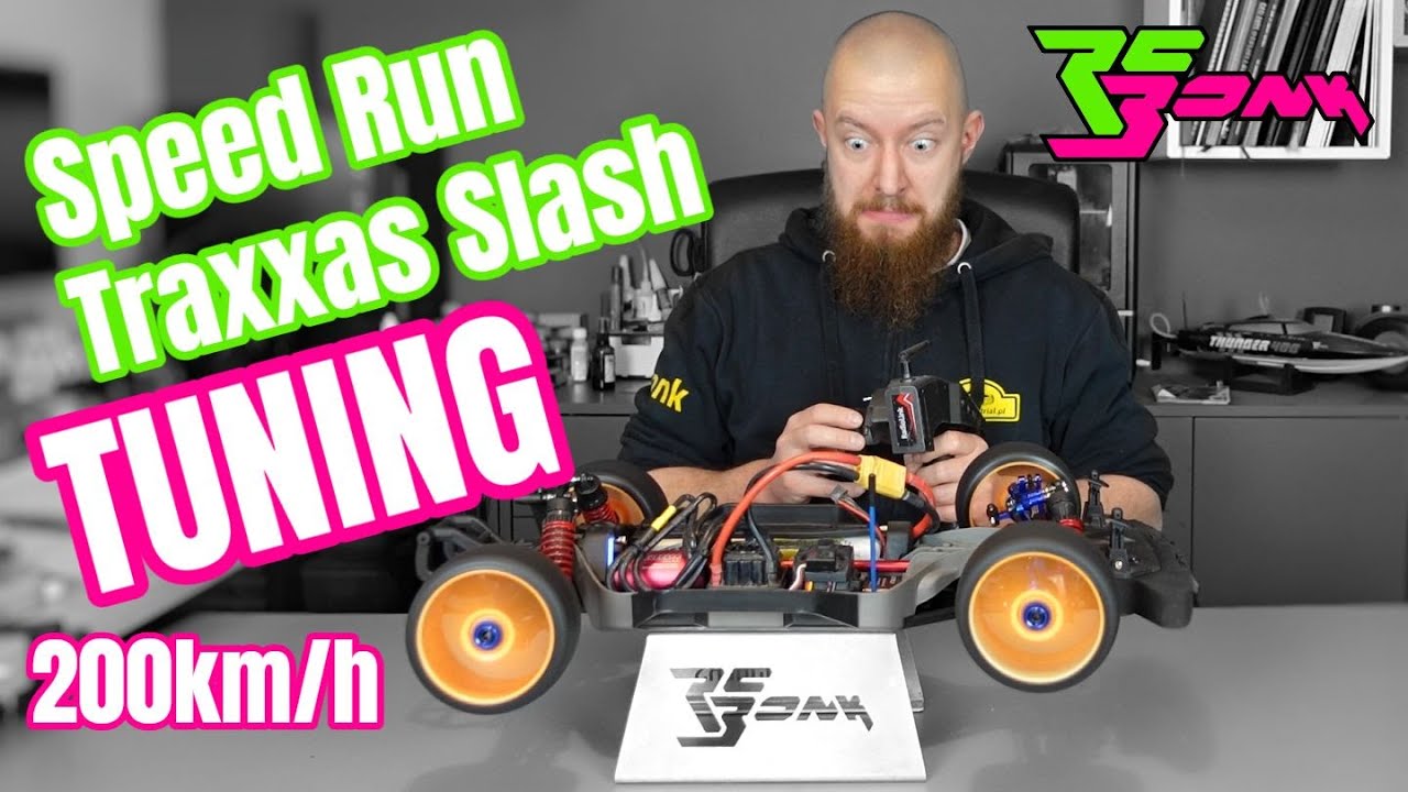 Speed Run Traxxas Slash 4x4 - 200 km/h - czy to możliwe? Ep.3 - Kolejne modyfikacje, nowa karoseria