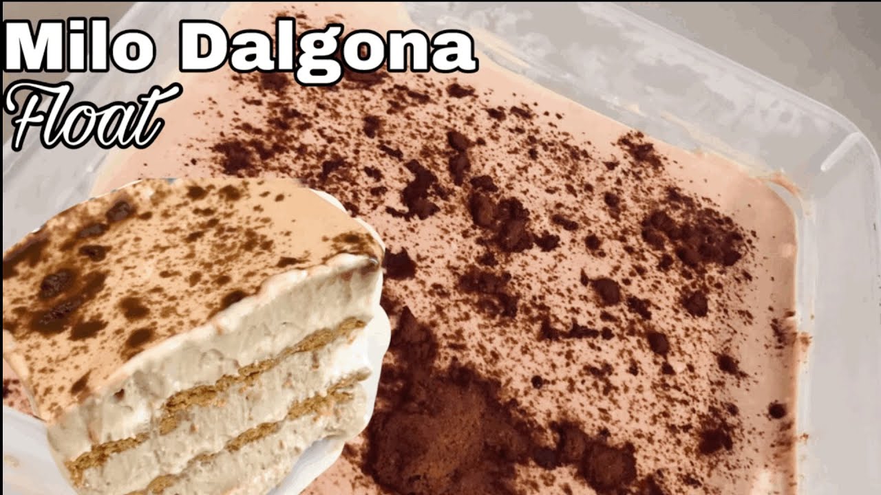 MILO DALGONA FLOAT|MILO DALGONA CAKE