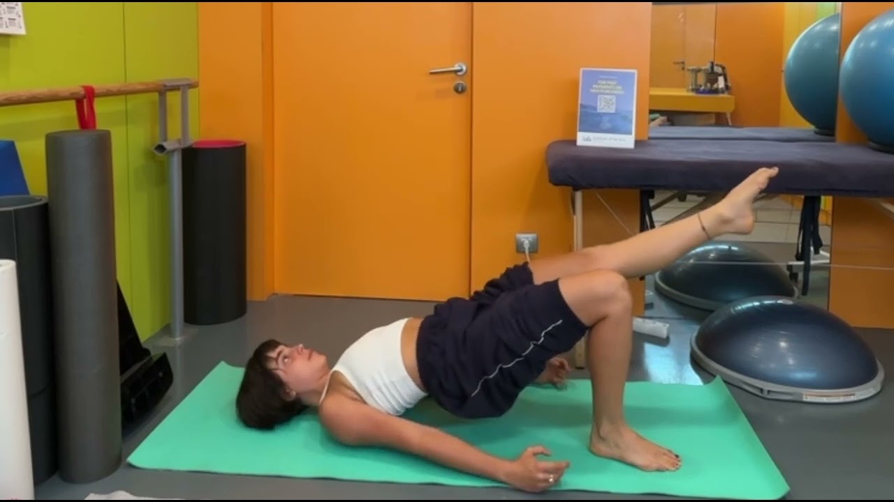 STRENGTH & CONTROL | GLUTBE BRIDGE SINGLE LEG. Exercise for Dancers. IAB Health Clinic