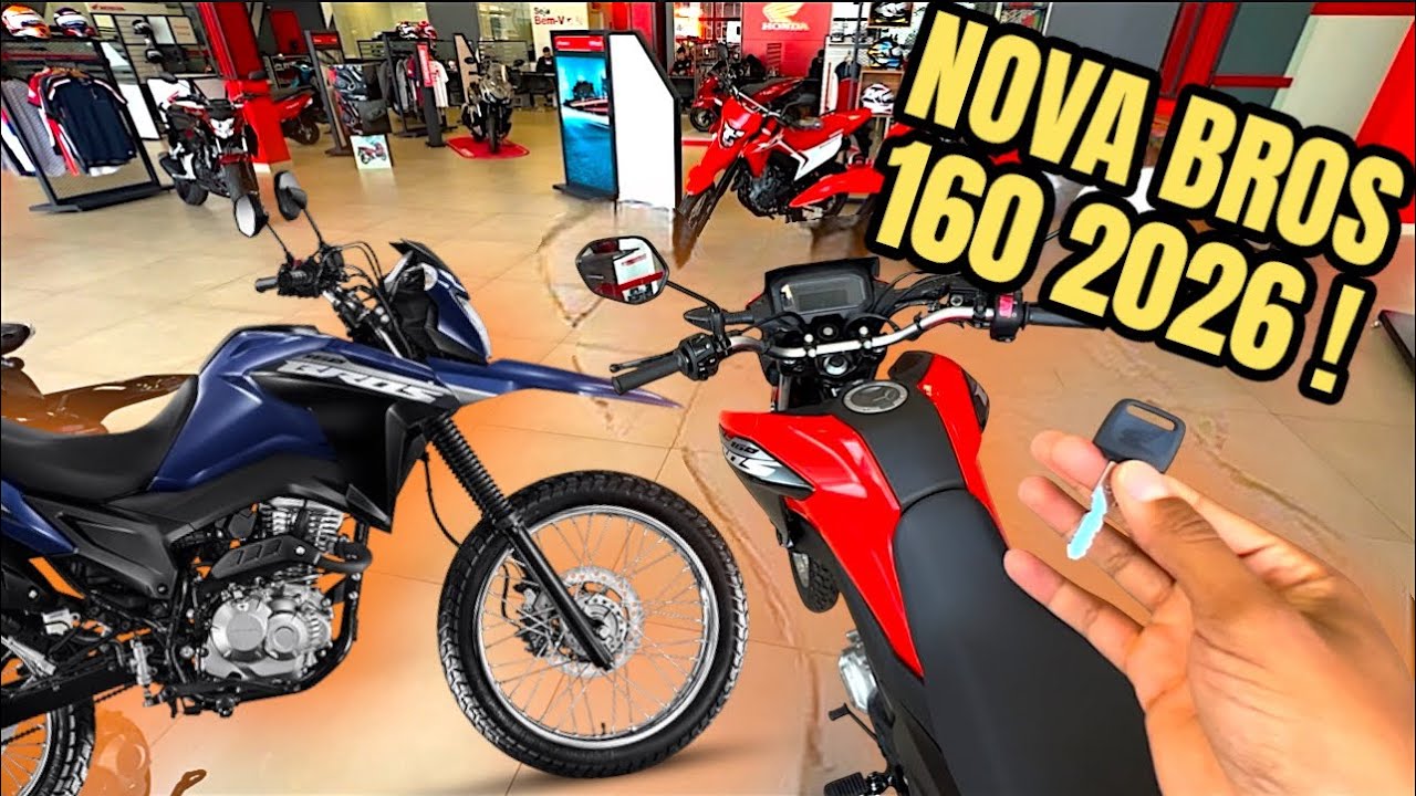 É OFICIAL | Lançamento | Bros160 2026 Com Novas Cores e Detalhes ! Dicas do consórcio honda 