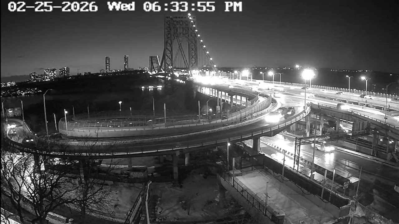 GWB NYC Side Live: Watch the Majestic George Washington Bridge Anytime.