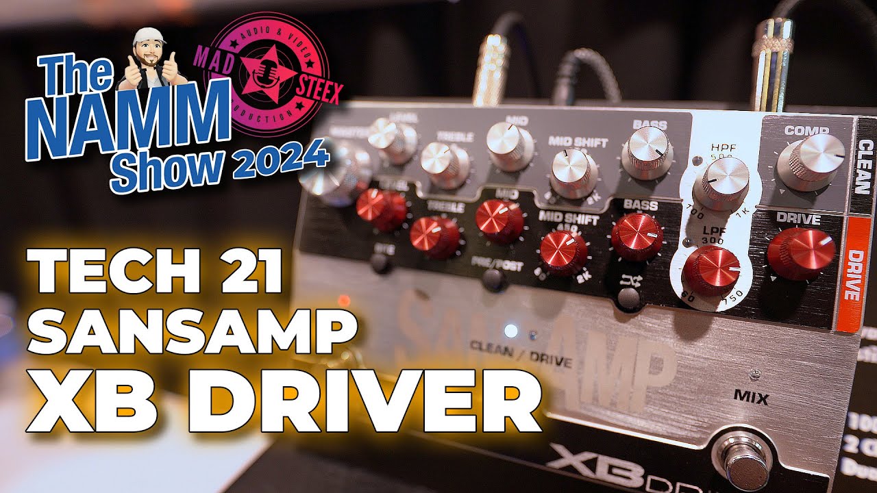 Педаль бас-гитары TECH 21 SansAmp XB Driver | Выставка NAMM 2024