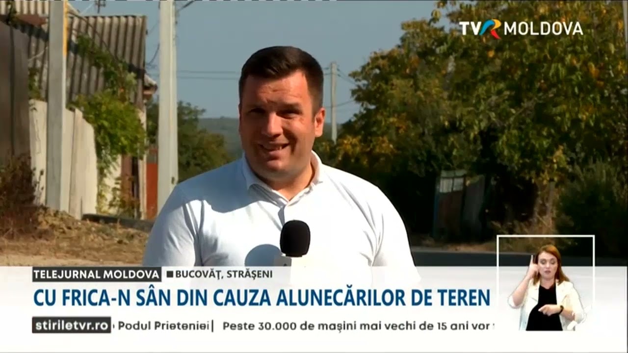 Mai multe gospodării din oraşul Bucovăţ, Străşeni, sunt în pericol din cauza alunecărilor de teren