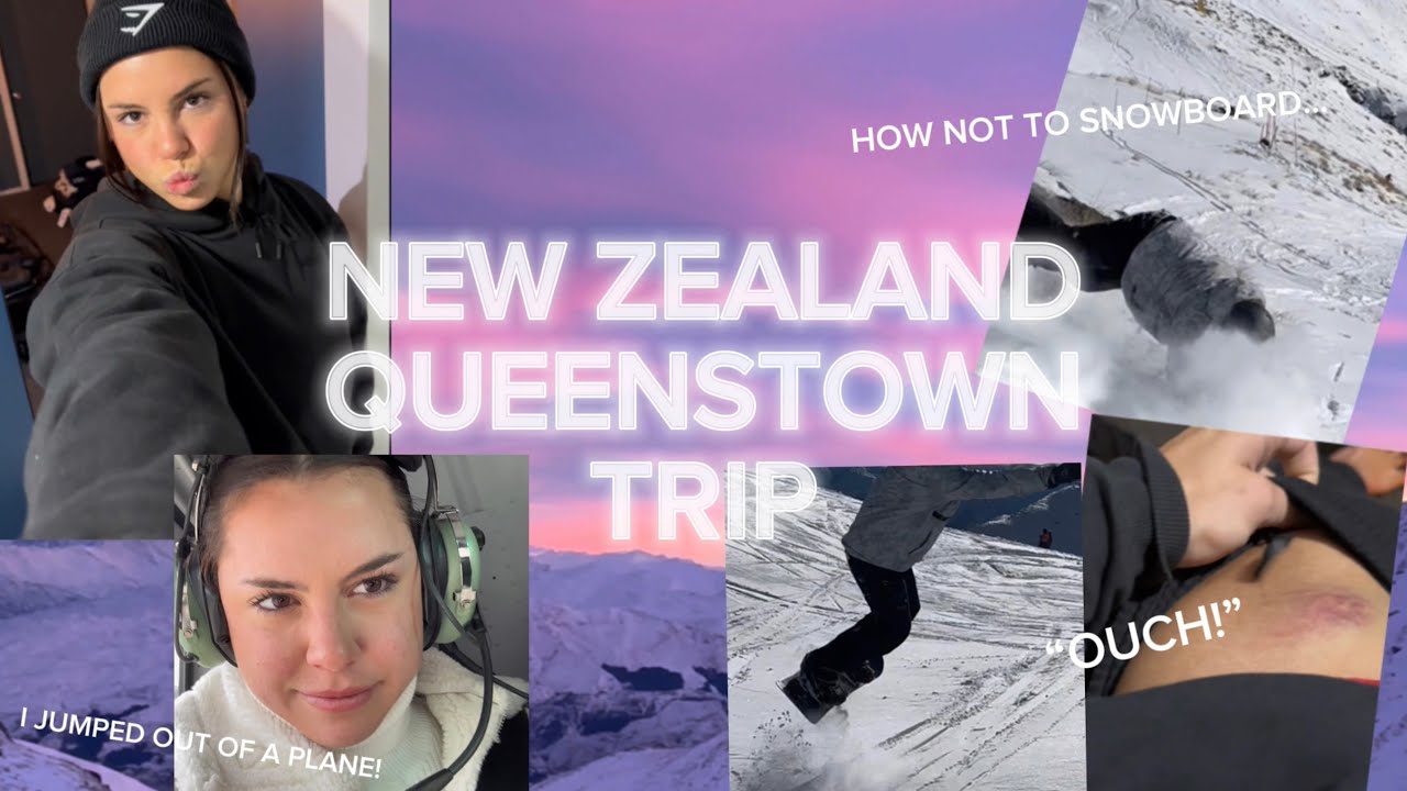 I Stacked it hard in NZ! Queenstown snowboarding trip!