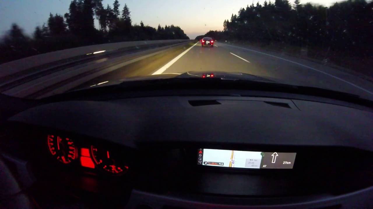 Bmw 330d 245ps 520Nm Autobahn fast drive Part 2