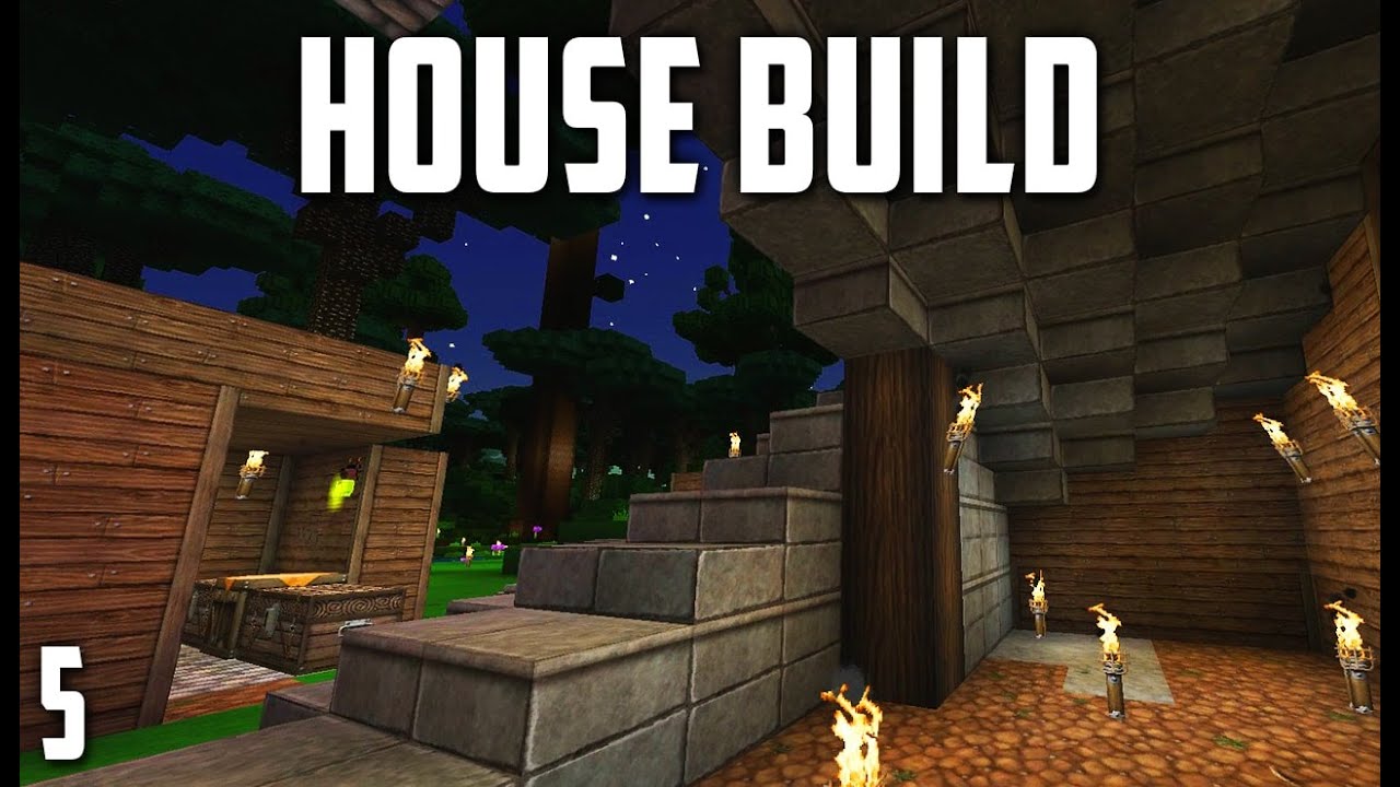 DIAMOND DISCOVERY & HOUSE BUILD! - Minecraft: The Twilight Forest - Ep. 5 (Hardcore)