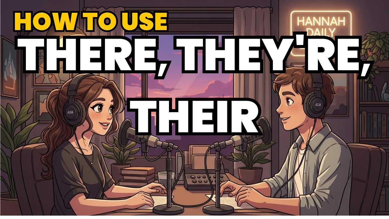 Learn English with Real Conversations Podcast | How to Use THERE, THEIR & THEY'RE in English