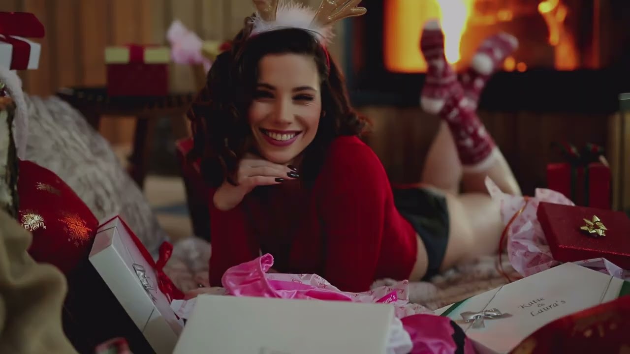 Merry Panty Christmas with Katie & Laura's Fancy Satin Panties! visit us www.FancySatinPanties.com