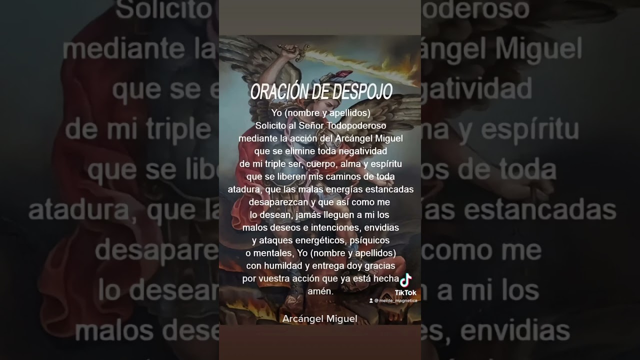 Oraci&oacute;n de Despojo!