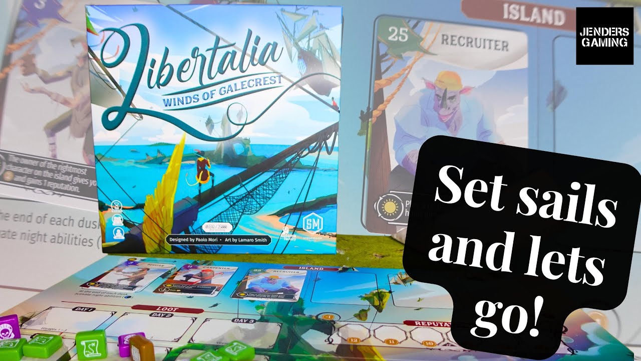 How to play the board game Libertalia Winds of Galecrest (2022)