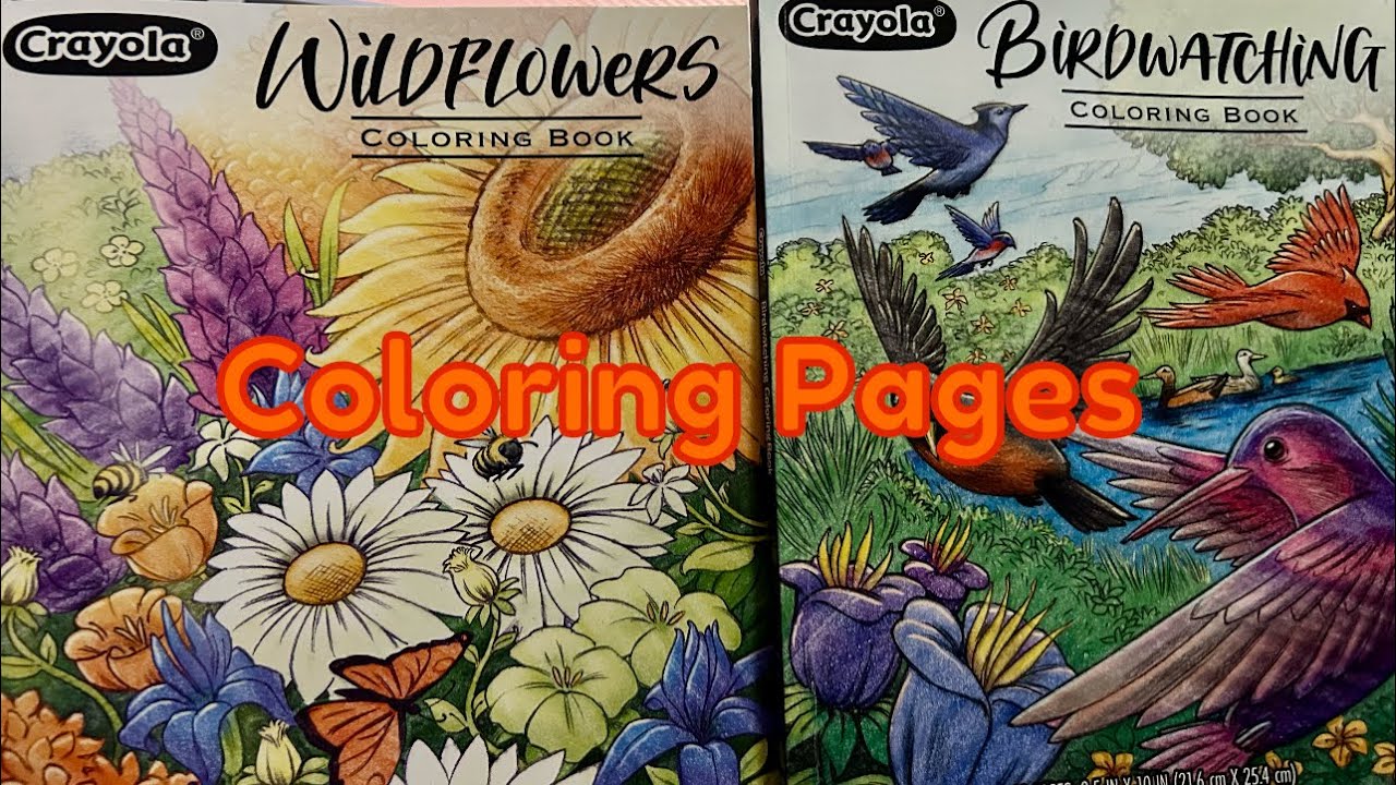 Coloring Pages from my Crayola Coloring Books