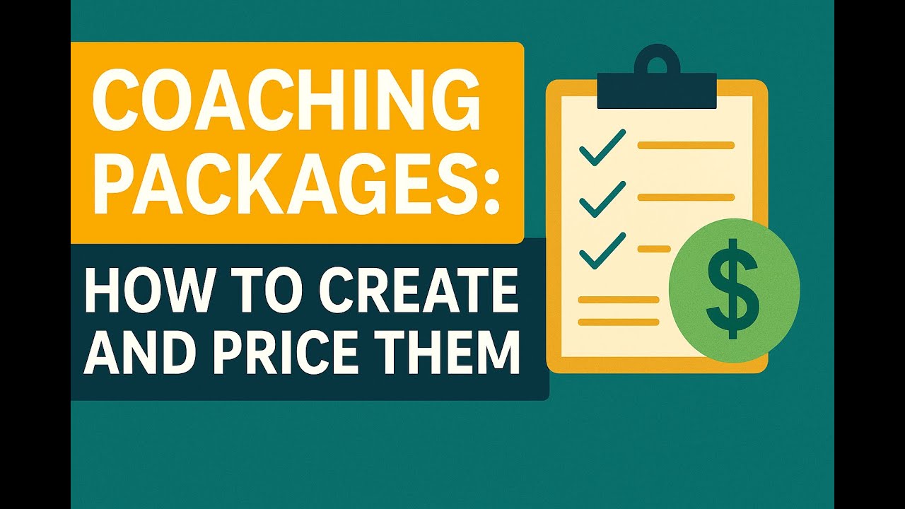 🎯 How to Create and Price Coaching Packages That Sell