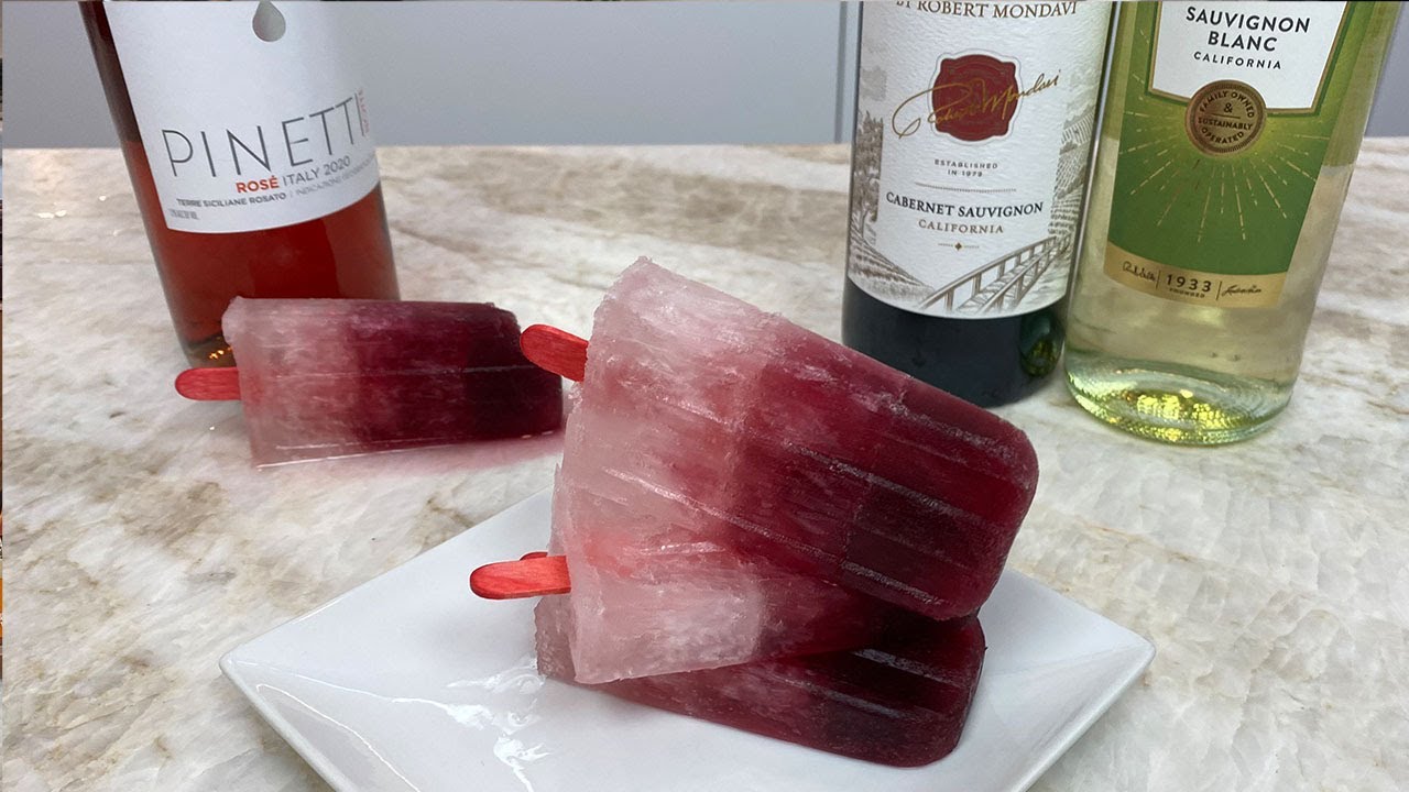 Ombré Wine Popsicles