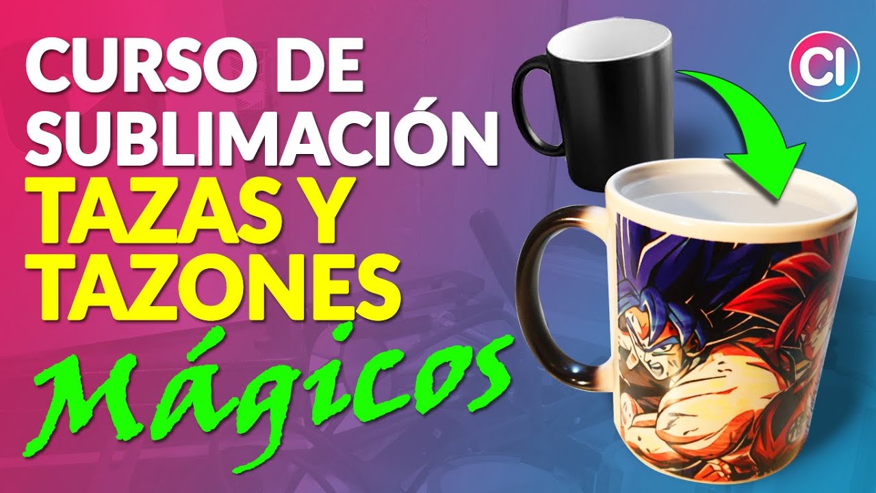 CURSO DE SUBLIMACIÓN de Tazón Mágico, Magic Mug, Taza Mágica