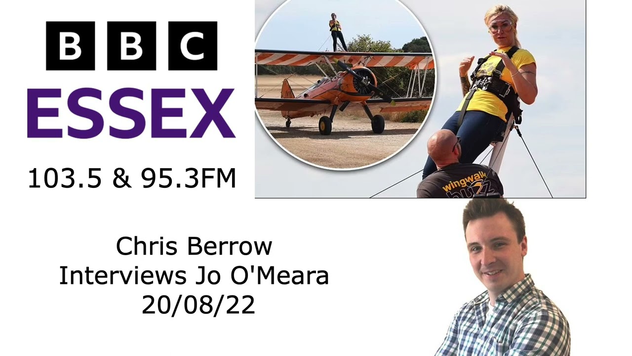 BBC ESSEX JO O'Meara Interview Chris Berrow 20th August 2022