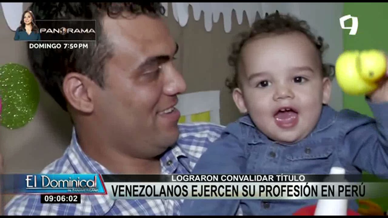 Ciudadanos venezolanos ejercen su profesión en el Perú tras convalidar títulos universitarios