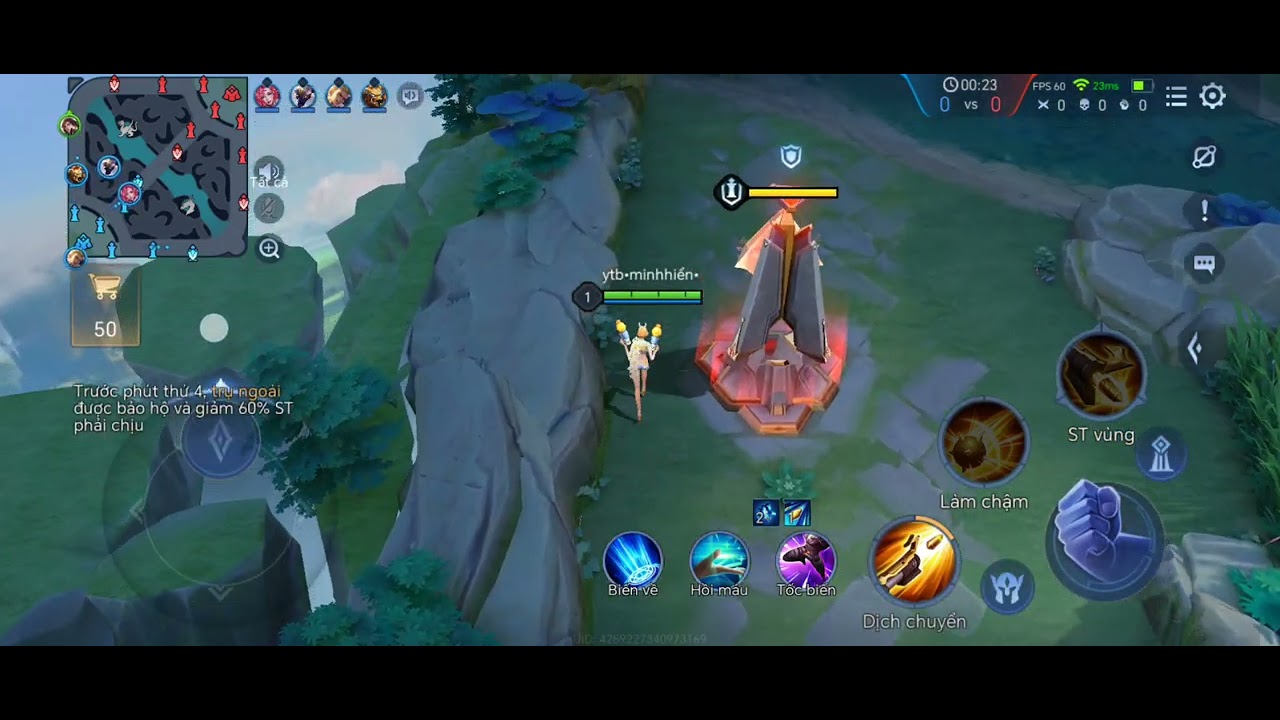 Trận đấu quá nhanh khiến team bạn đầu hàng và cái kết#lienquanmobile #violet 