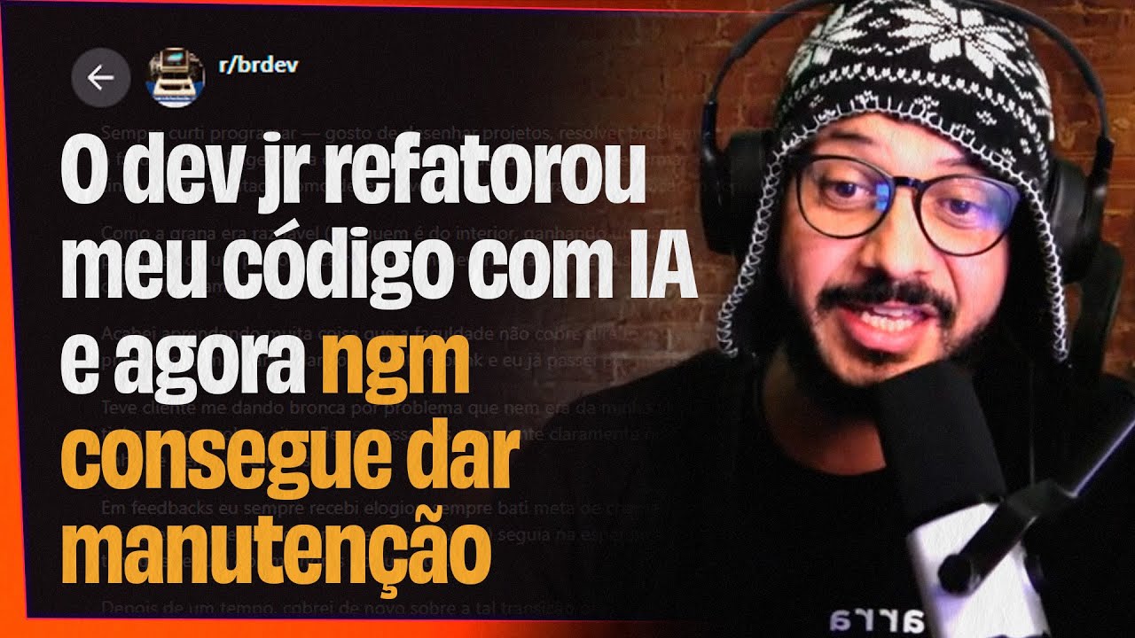 Júnior emocionado + IA = código impraticável em produção