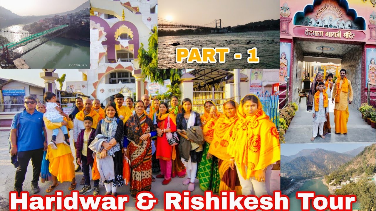 Haridwar & Rishikesh Tour Vlog | Ganga Aarti, Ram Jhula, Lakshman Jhula, Neelkanth Temple | PART - 1